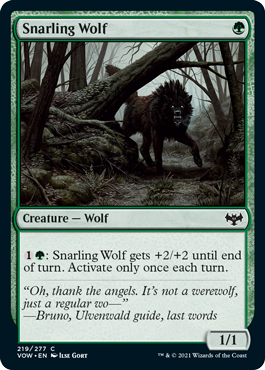 (image for) Snarling Wolf