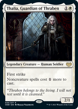 (image for) Thalia, Guardian of Thraben (Foil)