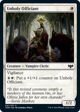 (image for) Unholy Officiant (Foil)