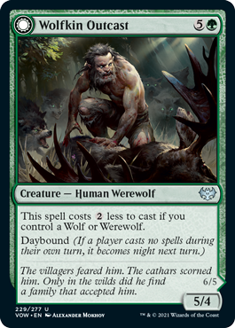 (image for) Wolfkin Outcast (Foil)