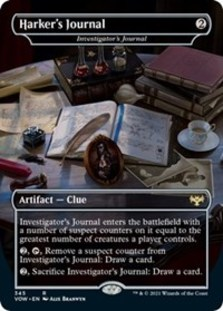 (image for) Harker's Journal - Investigator's Journal