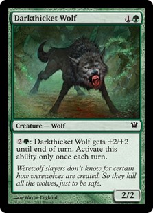 (image for) Darkthicket Wolf (Foil)