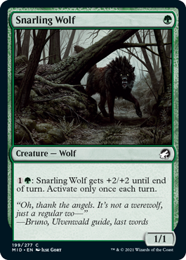 (image for) Snarling Wolf