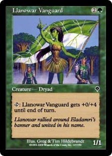 (image for) Llanowar Vanguard