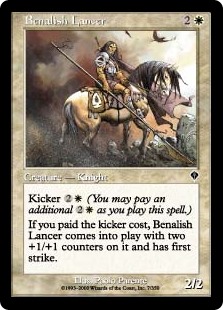 (image for) Benalish Lancer (Foil)