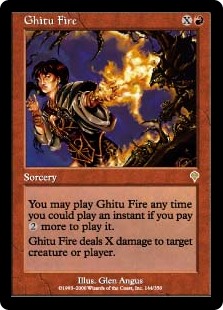(image for) Ghitu Fire (Foil)