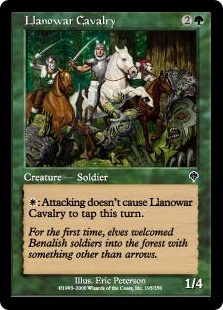 (image for) Llanowar Cavalry (Foil)