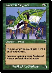 (image for) Llanowar Vanguard (Foil)