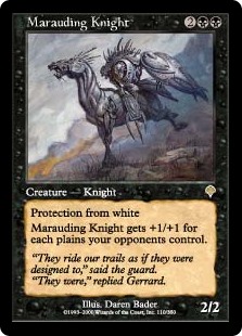 (image for) Marauding Knight (Foil)