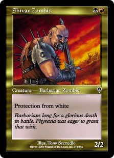 (image for) Shivan Zombie (Foil)