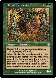 (image for) Thicket Elemental (Foil)