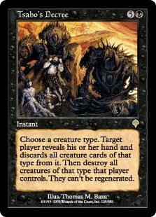 (image for) Tsabo's Decree (Foil)