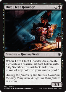 (image for) Dire Fleet Hoarder (Foil)