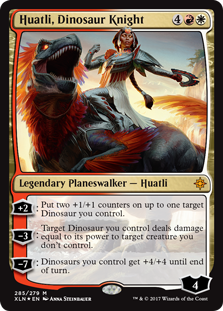 (image for) Huatli, Dinosaur Knight (Foil)