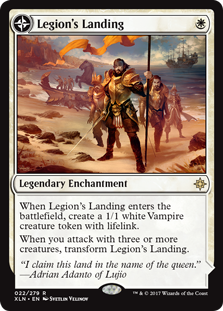 (image for) Legion's Landing // Adanto, the First Fort (Foil)