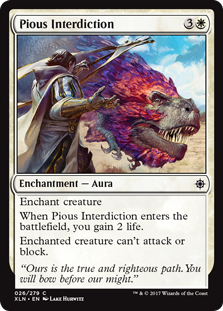 (image for) Pious Interdiction (Foil)