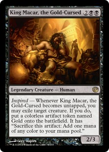 (image for) King Macar, the Gold-Cursed (Foil)