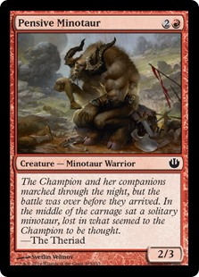 (image for) Pensive Minotaur (Foil)