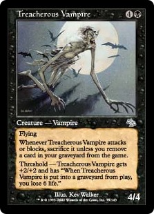 (image for) Treacherous Vampire (Foil)