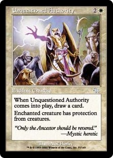 (image for) Unquestioned Authority (Foil)