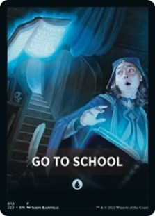 (image for) Go to School Theme Card