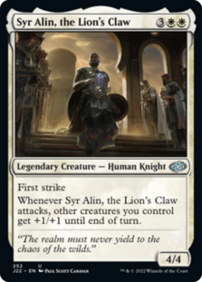 (image for) Syr Alin, the Lion's Claw