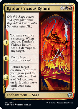 (image for) Kardur's Vicious Return (Foil)