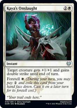 (image for) Kaya's Onslaught (Foil)