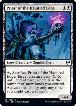 (image for) Priest of the Haunted Edge (Foil)