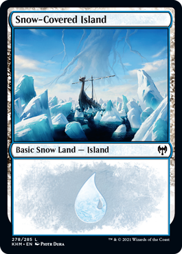 (image for) Snow-Covered Island 278 (Foil)