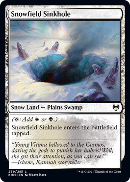 (image for) Snowfield Sinkhole (Foil)