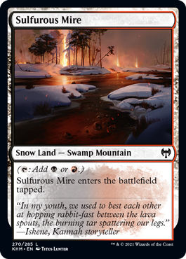 (image for) Sulfurous Mire (Foil)