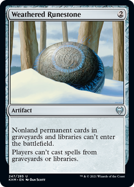 (image for) Weathered Runestone (Foil)