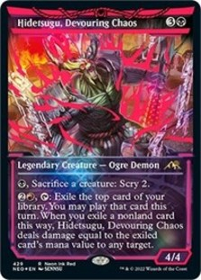 Hidetsugu, Devouring Chaos (Neon Red) (Foil)