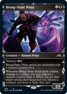 (image for) Biting-Palm Ninja (Showcase) (Foil)