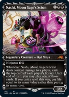 (image for) Nashi, Moon Sage's Scion (Showcase) (Foil Etched) (Foil)