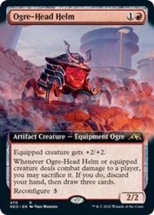 (image for) Ogre-Head Helm (Extended Art) (Foil)