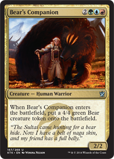 (image for) Bear's Companion (Foil)