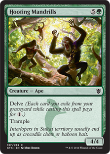 (image for) Hooting Mandrills (Foil)