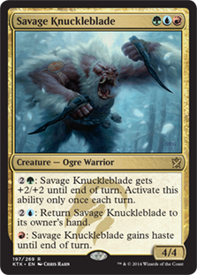 (image for) Savage Knuckleblade (Foil)