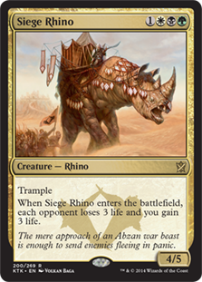(image for) Siege Rhino (Foil)