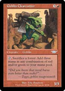 (image for) Goblin Clearcutter (Foil)