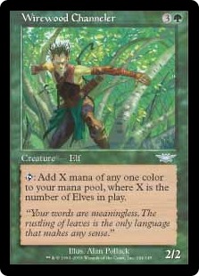 (image for) Wirewood Channeler (Foil)
