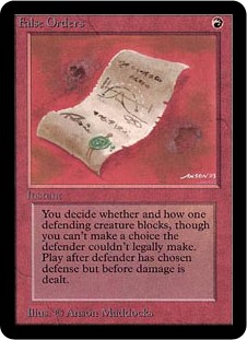 (image for) False Orders