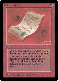 (image for) False Orders