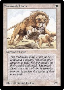 (image for) Savannah Lions