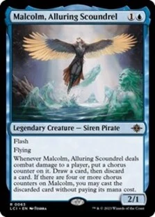 (image for) Malcolm, Alluring Scoundrel (Foil)