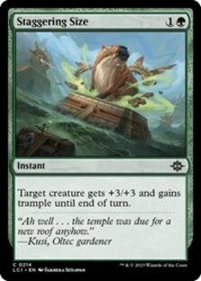 (image for) Staggering Size (Foil)