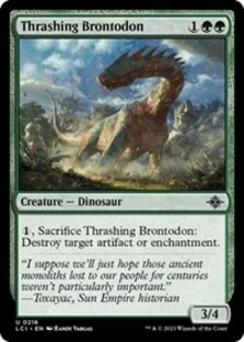 (image for) Thrashing Brontodon (Foil)