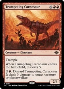 (image for) Trumpeting Carnosaur (Foil)